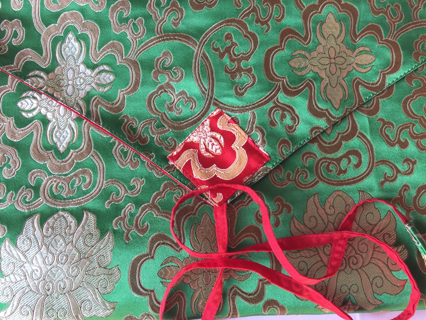 Tibetan A/4 Size Green Book Cover/text Cover