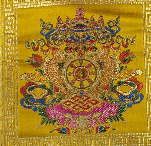 Tibetan Buddhist Auspicious Symbol Wall Hanging 