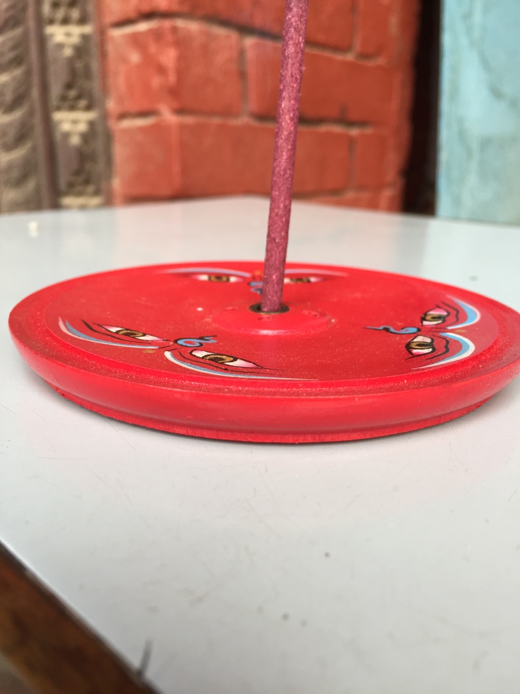 Tibetan Buddha Eyes Incense Burner/holder